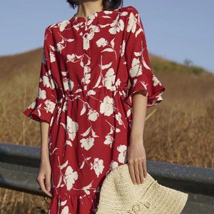 Petite Studio Celina Dress Red Floral [Size S]